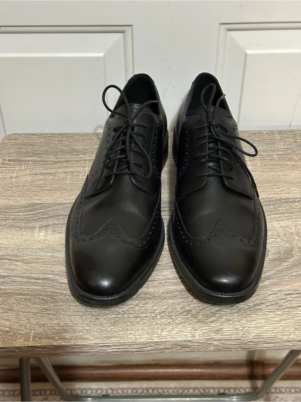 Cole Haan ME Wing Oxford Shoes Mens Size 13 Black Wingtip C34262